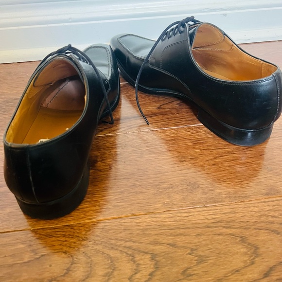 Magnanni Classic Black Leather Derbys - Picture 5 of 9